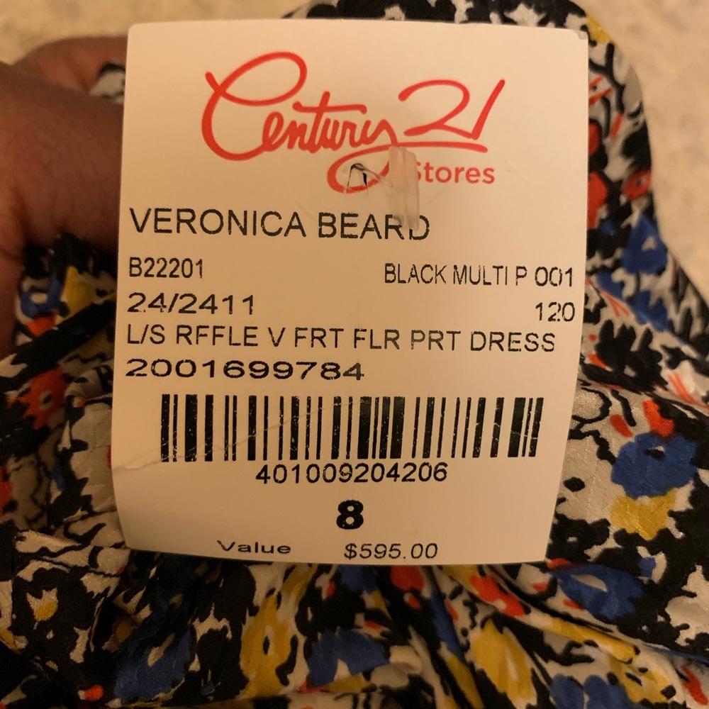Veronica Beard Minna floral stretch silk minidress - Picture 7 of 8